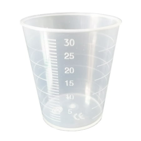 100pcs 30ml Graduated Plastic Measuring Cup Transparent Scale Cups For Office School
100pcs 30ml Graduated Plastic Measuring Cup Transparent Scale Cups For Office School