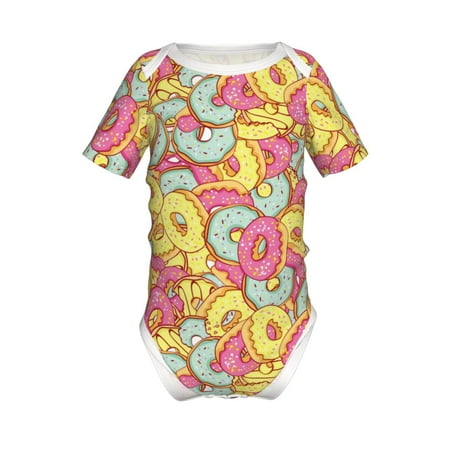 Junzan Donut and Blue Print Short-Sleeve Baby Climbing Clothes Bodysuits for Infant One-Piece for Baby Boys & Girls Baby Clothes Baby Romper with Snap Closure-6 Months
Junzan Donut and Blue Print Short-Sleeve Baby Climbing Clothes Bodysuits for Infant One-Piece for Baby Boys & Girls Baby Clothes Baby Romper with Snap Closure-6 Months