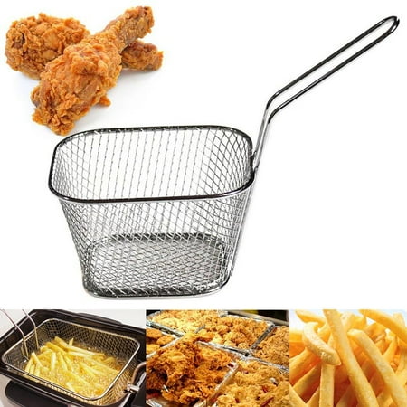 Mini Frying Basket Mesh Stainless Steel Square Block French Fries Chips Strainer Net Kitchen Tool
Mini Frying Basket Mesh Stainless Steel Square Block French Fries Chips Strainer Net Kitchen Tool
