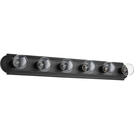 6 Light Stepped Bathroom Light in Bailey Street Home Home Collection Style 36 inches Wide By 4.5 inches High-Noir Finish Bailey Street Home
6 Light Stepped Bathroom Light in Bailey Street Home Home Collection Style 36 inches Wide By 4.5 inches High-Noir Finish Bailey Street Home