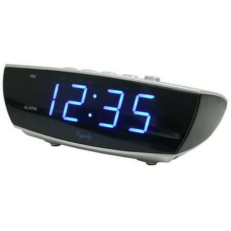 alarm clock digital equity walmart crosse wind led display