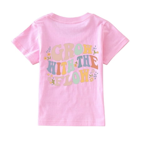 Toddler Girls T-Shirts Kids Baby Short Sleeve Letter Print Shirt Mama S Mini Funny T Shirt Trendy Fashion Shirt Tee Tops For 5-6 Years
Toddler Girls T-Shirts Kids Baby Short Sleeve Letter Print Shirt Mama S Mini Funny T Shirt Trendy Fashion Shirt Tee Tops For 5-6 Years