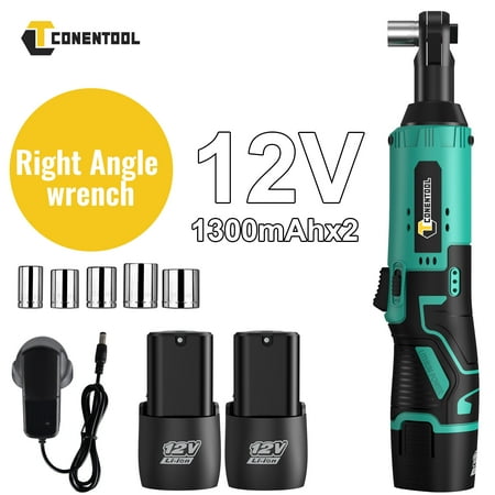 CONENTOOL Cordless Electric Ratchet Wrench Set 12V 3/8 with 2 Pack Battery & 5 Socket 90° Power Tool w/Charger
CONENTOOL Cordless Electric Ratchet Wrench Set 12V 3/8 with 2 Pack Battery & 5 Socket 90° Power Tool w/Charger