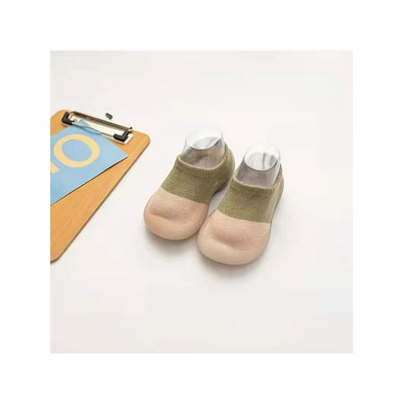 Zodanni Infant Crib Shoe Rubber Soft Sole Sock Slipper Slip On Floor Slippers Indoor Walking Shoes School Patchwork First Walker Green 4C-4.5C
Zodanni Infant Crib Shoe Rubber Soft Sole Sock Slipper Slip On Floor Slippers Indoor Walking Shoes School Patchwork First Walker Green 4C-4.5C