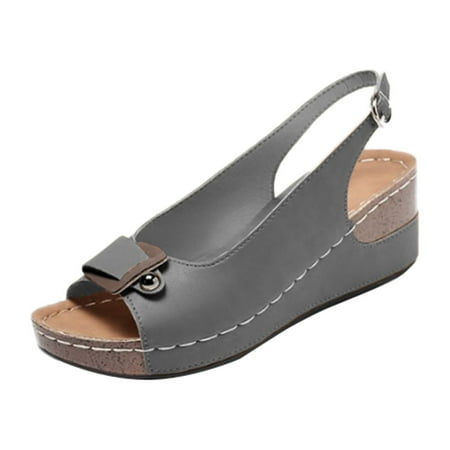 Puntoco Women S Shoes Clearance Summer Women Wear Open Toe Fish Mouth Slope Heel Breathable Single Shoe Gray
Puntoco Women S Shoes Clearance Summer Women Wear Open Toe Fish Mouth Slope Heel Breathable Single Shoe Gray