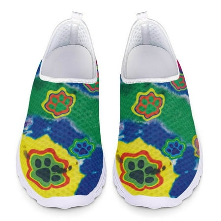 Colorful Dog Paws Cool Printing Casual Nursing Shoes For Women Summer Mesh Breathable Sneakers Non-slip Flat Shoes
Colorful Dog Paws Cool Printing Casual Nursing Shoes For Women Summer Mesh Breathable Sneakers Non-slip Flat Shoes