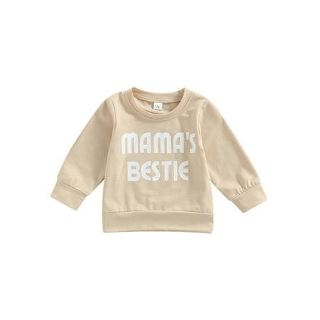 Suanret Infant Toddler Girl Sweatshirt with Letter Print Classic Crew Neck Loose Casual Spring Clothing Apricot 6-12 Months
Suanret Infant Toddler Girl Sweatshirt with Letter Print Classic Crew Neck Loose Casual Spring Clothing Apricot 6-12 Months