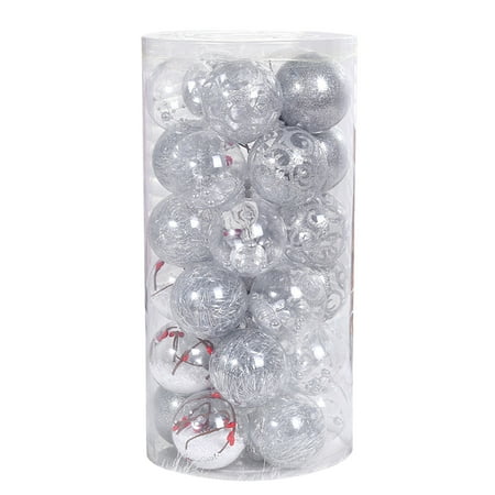 JHTongC 30Pcs/Box Christmas Balls Colorful Festival Electroplating Decorative Anti-fade Scene Layout DIY Xmas Tree Hanging Balls Pendants Party Decor for Wedding
JHTongC 30Pcs/Box Christmas Balls Colorful Festival Electroplating Decorative Anti-fade Scene Layout DIY Xmas Tree Hanging Balls Pendants Party Decor for Wedding
