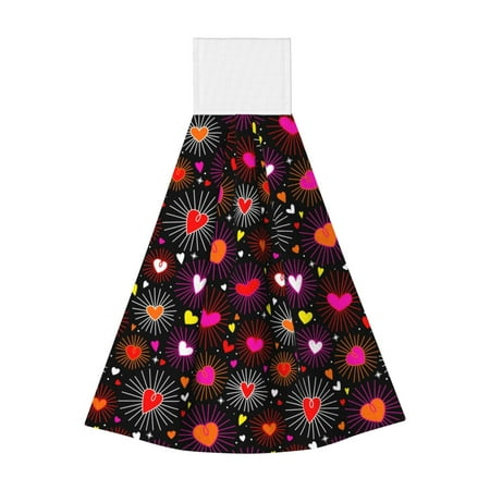 Jgfou Geometric Hearts Print Coral Fleece Microfiber Hanging Hand Towel Soft Premium Dishcloths Multi-Purpose Dust and Stain Removal Cleaning Supplies
Jgfou Geometric Hearts Print Coral Fleece Microfiber Hanging Hand Towel Soft Premium Dishcloths Multi-Purpose Dust and Stain Removal Cleaning Supplies