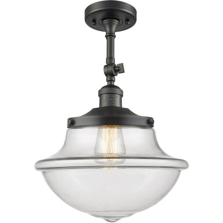 Oil Rubbed Bronze Tone Semi Flush 12 Wide Clear Glass Steel/Cast Brass Medium Base LED 1 Light Fixture
Oil Rubbed Bronze Tone Semi Flush 12 Wide Clear Glass Steel/Cast Brass Medium Base LED 1 Light Fixture