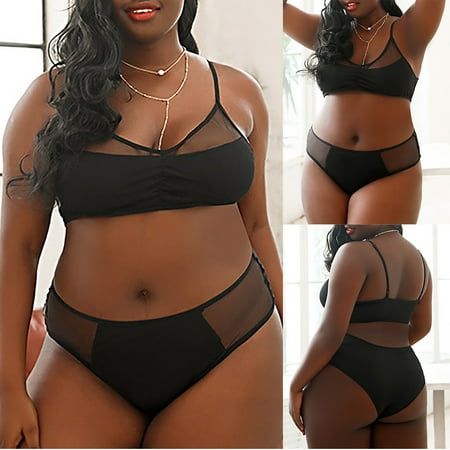 KUNPENG Women s Fashion Sexy Large Size Two-piece Set Suit Solid Color Wireless Bra Sexy Underwear Panties Valentine s Nightgown Pajamas Black / XXL
KUNPENG Women s Fashion Sexy Large Size Two-piece Set Suit Solid Color Wireless Bra Sexy Underwear Panties Valentine s Nightgown Pajamas Black / XXL