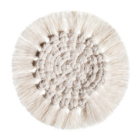VEAREAR Placemat Round Cotton Braid Thicken Non-slip Placemat Cup Bowl Pad Heat Insulation Mat
VEAREAR Placemat Round Cotton Braid Thicken Non-slip Placemat Cup Bowl Pad Heat Insulation Mat