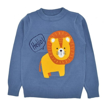 Autumn Winter Kids Boys Rib Knitted Sweater Cartoon Animal Basic Sweatshirts O-Neck Long Sleeve Pullovers Children Outfits 2-8T
Autumn Winter Kids Boys Rib Knitted Sweater Cartoon Animal Basic Sweatshirts O-Neck Long Sleeve Pullovers Children Outfits 2-8T