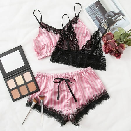 3pc Women Lace Bra Camisole Pajamas Sleepwear Shorts Lingerie Set Body Stockings Lingerie Lingerie for Women plus Lingerie Pajamas Custom Set Ruffle
3pc Women Lace Bra Camisole Pajamas Sleepwear Shorts Lingerie Set Body Stockings Lingerie Lingerie for Women plus Lingerie Pajamas Custom Set Ruffle