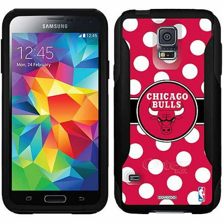 Chicago Bulls Polka Dots Design on OtterBox Commuter Series Case for Samsung Galaxy S5