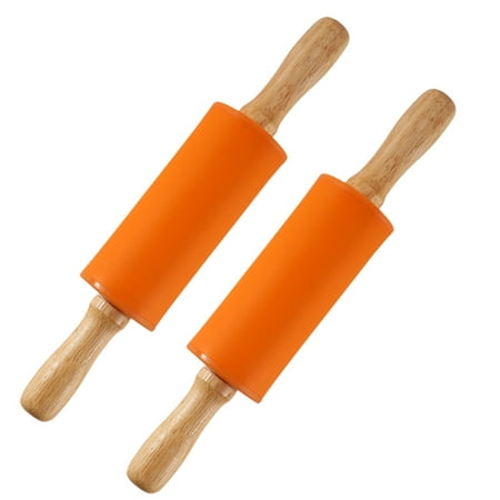 Waroomhouse Kids Pastry Roller 2 Pcs Small Rolling Pins Children Diy Baking Tool Food Grade Silicone Non-sticky Wooden Handle Smooth Edge Dumpling Dough Kids
Waroomhouse Kids Pastry Roller 2 Pcs Small Rolling Pins Children Diy Baking Tool Food Grade Silicone Non-sticky Wooden Handle Smooth Edge Dumpling Dough Kids