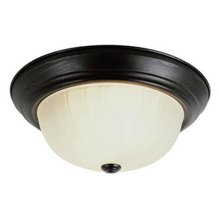 PL-13211-1 ROB-Trans Globe Lighting-Two Light Flush Mount
