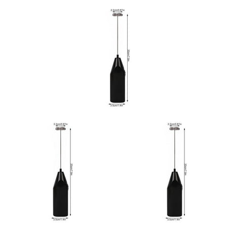 3pcs Electric Milk Frother Handheld Egg Whisk Mixer Foam Maker Drinks Coffee Stirrer Foamer Black
3pcs Electric Milk Frother Handheld Egg Whisk Mixer Foam Maker Drinks Coffee Stirrer Foamer Black