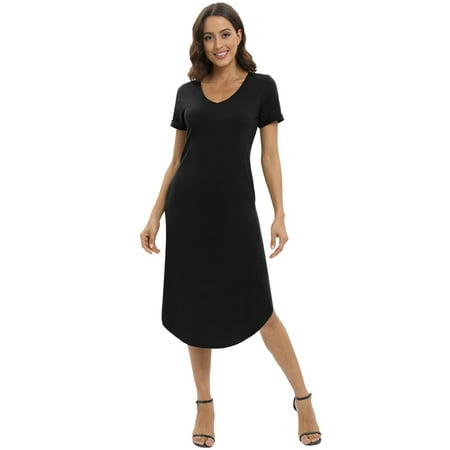 Nightgowns with Pockets for Women Plus Size - Loose Comfortable V Neck Short Sleeve Nightdress Pajamas S-3XL
Nightgowns with Pockets for Women Plus Size - Loose Comfortable V Neck Short Sleeve Nightdress Pajamas S-3XL