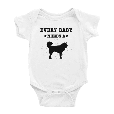 Every Baby Needs A Alaskan Malamute Dog Cute Baby Jumpsuits For Boy Girl 0-3 Months
Every Baby Needs A Alaskan Malamute Dog Cute Baby Jumpsuits For Boy Girl 0-3 Months