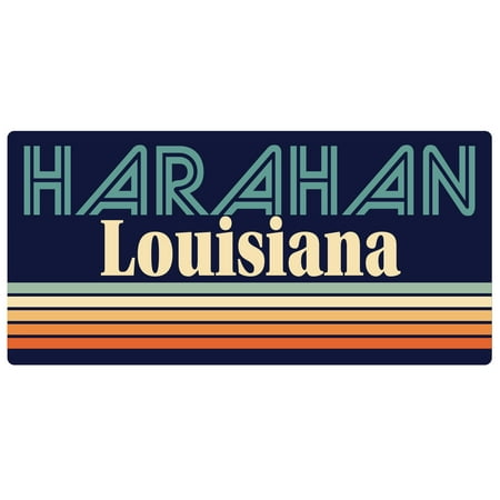 Harahan Louisiana 5 x 2.5-Inch Fridge Magnet Retro Design