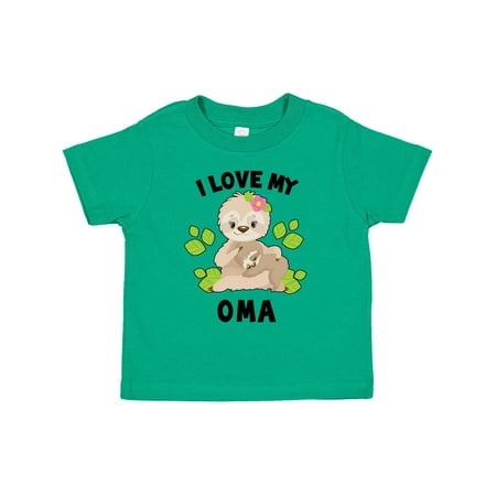 Inktastic Cute Sloth I Love My Oma with Green Leaves Gift Toddler Boy or Toddler Girl T-Shirt
Inktastic Cute Sloth I Love My Oma with Green Leaves Gift Toddler Boy or Toddler Girl T-Shirt