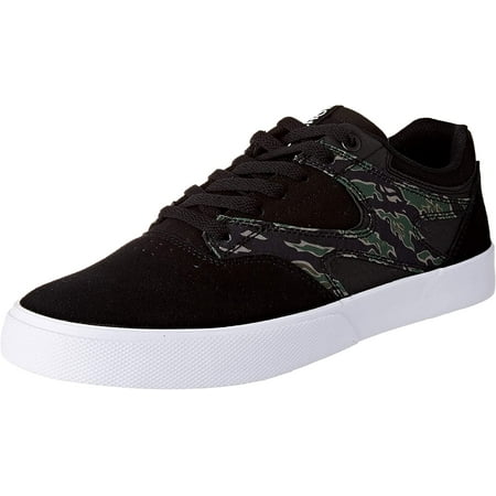 DC Shoes Mens Skateboarding Shoes Black Camo