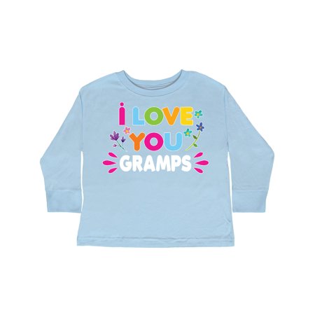 Inktastic I Love You Gramps with Flowers Gift Toddler Toddler Girl Long Sleeve T-Shirt
Inktastic I Love You Gramps with Flowers Gift Toddler Toddler Girl Long Sleeve T-Shirt