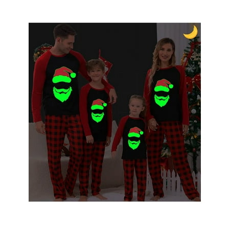 Huakaishijie Family Matching Christmas Pajamas Set Fluorescent Santa Claus Sleepwear Xmas PJS Set
Huakaishijie Family Matching Christmas Pajamas Set Fluorescent Santa Claus Sleepwear Xmas PJS Set
