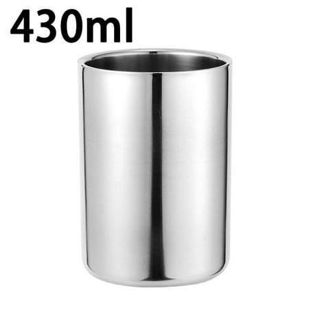 Marbhall Stainless Steel Cups Double Wall Tumbler Glasses - Shatterproof Pint Cups -Dishwasher Safe for Home Camping RV 430ml
Marbhall Stainless Steel Cups Double Wall Tumbler Glasses - Shatterproof Pint Cups -Dishwasher Safe for Home Camping RV 430ml