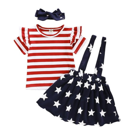 QIPOPIQ Toddler Girls Outfit Sets Clearance Toddler Kid Girl Clothes Independence Day Tops Strap Skirt Clothes Headband Set
QIPOPIQ Toddler Girls Outfit Sets Clearance Toddler Kid Girl Clothes Independence Day Tops Strap Skirt Clothes Headband Set