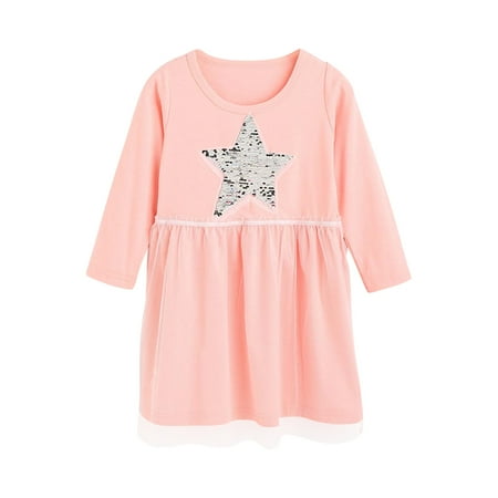 REORIAFEE Toddler Girls Princess Dress Tea Party Dress Long Sleeve Sequin Dress Tutu Dress Bohemian Dress Evening Dress Formal Dress Loose Dress Romantic Dress Summer Dress Pink 5-6 Years
REORIAFEE Toddler Girls Princess Dress Tea Party Dress Long Sleeve Sequin Dress Tutu Dress Bohemian Dress Evening Dress Formal Dress Loose Dress Romantic Dress Summer Dress Pink 5-6 Years