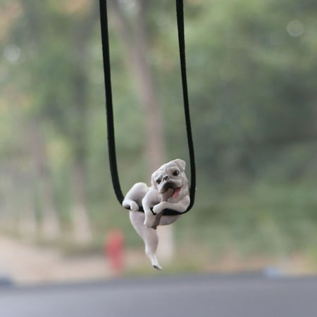 Cute Funny Bulldog Car Mirror Pendant Dog Chews Bones Auto Interior Decoration 
Cute Funny Bulldog Car Mirror Pendant Dog Chews Bones Auto Interior Decoration
