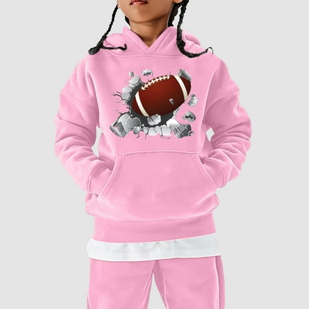 CHAOLEI Toddler Kids Football Fans Teen Sweatshirt Player Sports Retro Kids Boys Girls Rugby Pullover Hoodie Sweatshirt -Pink 10-12 Years
CHAOLEI Toddler Kids Football Fans Teen Sweatshirt Player Sports Retro Kids Boys Girls Rugby Pullover Hoodie Sweatshirt -Pink 10-12 Years