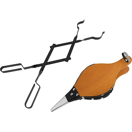 26-Inch Campfire Fireplace Tongs and Wood Fireplace Bellows Leather Fire Bellow Fire Pit Air Blower with Stainless Steel
26-Inch Campfire Fireplace Tongs and Wood Fireplace Bellows Leather Fire Bellow Fire Pit Air Blower with Stainless Steel