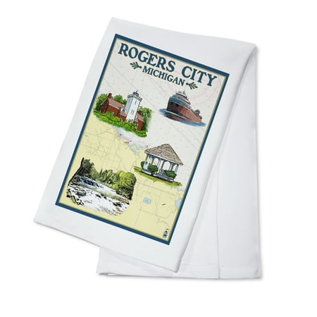 Rogers City Michigan Nautical Chart (100% Cotton Tea Towel Decorative Hand Towel Kitchen and Home)
Rogers City Michigan Nautical Chart (100% Cotton Tea Towel Decorative Hand Towel Kitchen and Home)