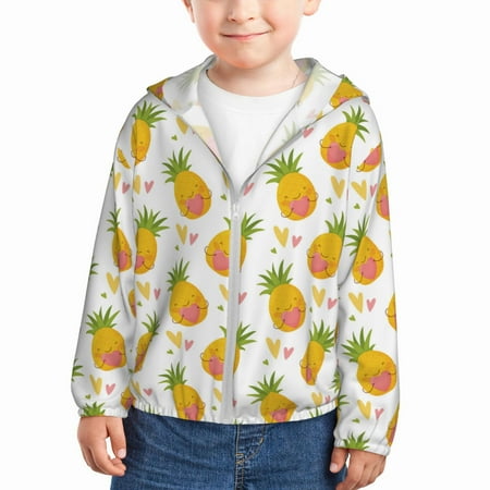 Sun Hoodie for Kids Cute Pineapple Pink Love Long Sleeve Swim Fishing Shirts Sun Protection Zip Up Jacket Clothing Athletic Hoodie
Sun Hoodie for Kids Cute Pineapple Pink Love Long Sleeve Swim Fishing Shirts Sun Protection Zip Up Jacket Clothing Athletic Hoodie