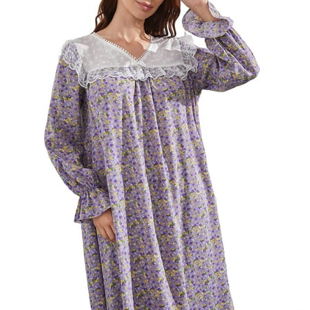 Cute Ditsy Floral V neck Nightgowns Multicolor Long Sleeve Women Nightgowns & Sleepshirts
Cute Ditsy Floral V neck Nightgowns Multicolor Long Sleeve Women Nightgowns & Sleepshirts