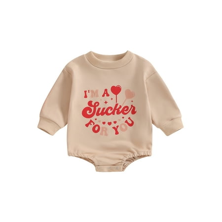Suealasg Baby Girls Boys Valentine s Day Rompers Clothes 3M 6M 12M 18M Newborn Long Sleeve Round Neck Letter Print Bodysuits Infant Boys Girl Fall One Piece Jumpsuit
Suealasg Baby Girls Boys Valentine s Day Rompers Clothes 3M 6M 12M 18M Newborn Long Sleeve Round Neck Letter Print Bodysuits Infant Boys Girl Fall One Piece Jumpsuit