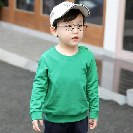 DAETIROS Comfy Newborn infant Baby Boys Girls Solid Fashion Loose Warm Tops Sweatshirt Clothes Green
DAETIROS Comfy Newborn infant Baby Boys Girls Solid Fashion Loose Warm Tops Sweatshirt Clothes Green