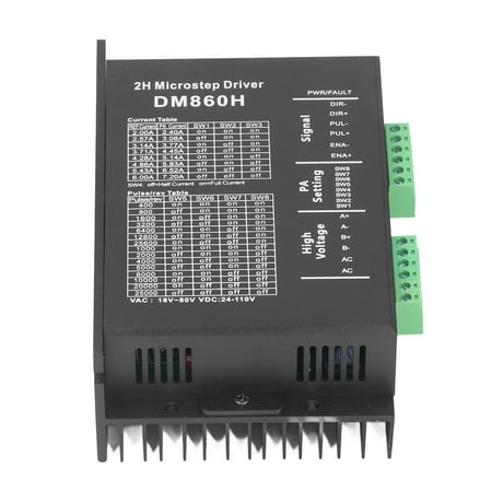 Step Motor Driver DM860H DC12-36V AC12-24V Motors Drivers Controller For Equipment 
Step Motor Driver DM860H DC12-36V AC12-24V Motors Drivers Controller For Equipment