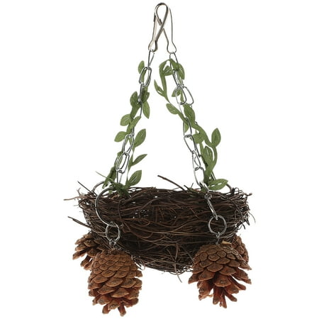 Natural Rattan Nest Small Medium Large Bird Parrot Swing Nest for Bird Cage
Natural Rattan Nest Small Medium Large Bird Parrot Swing Nest for Bird Cage