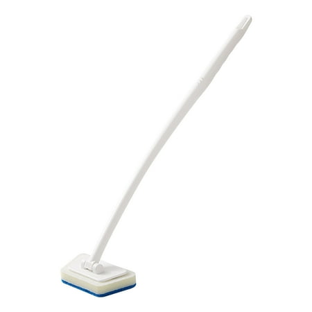 Cglfd Cleaning Supplies Removable Bathtub Brush Multifunctional Wall Tile Brush Window Glass Sponge Cleaning Brush Long Handle Decontamination Brush With Three Replacement Brush Heads