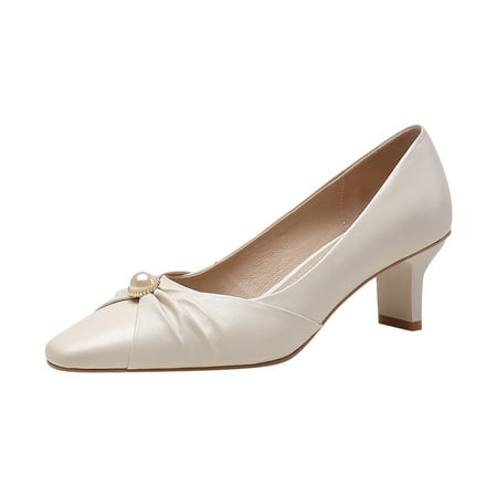 Fesfesfes Shoes for Women Dressy Heels Fragrant Style Pointed-toe Retro Shoes For Women Flat Shallow Mouth Gentle Patent Faux-Leather Heels 7(39)
Fesfesfes Shoes for Women Dressy Heels Fragrant Style Pointed-toe Retro Shoes For Women Flat Shallow Mouth Gentle Patent Faux-Leather Heels 7(39)