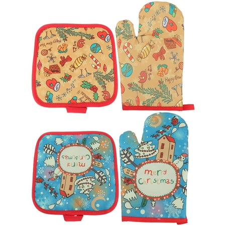 NICEXMAS 4pcs Xmas Cartoon Microwave Glove Mat Set Baking Anti-Hot Gloves Baking Mat
NICEXMAS 4pcs Xmas Cartoon Microwave Glove Mat Set Baking Anti-Hot Gloves Baking Mat