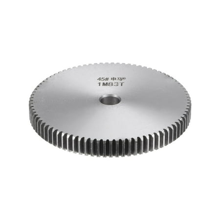 Uxcell Straight Spur Gear 12mm Inner Aperture 83T 1 Module 45# Steel Motor Gear
