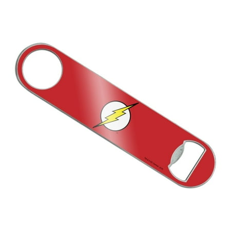 The Flash Lightning Bolt Logo Stainless Steel Vinyl Covered Flat Bartender Speed Bar Bottle Opener
The Flash Lightning Bolt Logo Stainless Steel Vinyl Covered Flat Bartender Speed Bar Bottle Opener