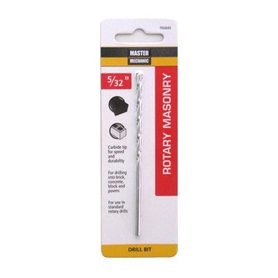 Master Mechanic Masonry Drill Bit 5/32 x 4-In. 
Master Mechanic Masonry Drill Bit 5/32 x 4-In.