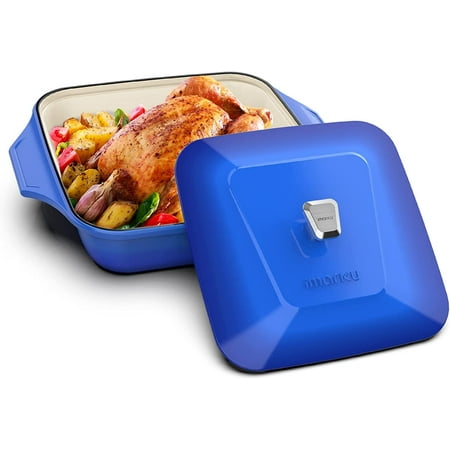 imarku | 5-Quart Dutch Oven Braiser Pan Nonstick Enameled Cast Iron with Lid Oven Safe - Blue
imarku | 5-Quart Dutch Oven Braiser Pan Nonstick Enameled Cast Iron with Lid Oven Safe - Blue