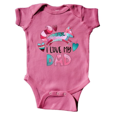 Inktastic I Love My Dad Pink and Blue Fox with Hearts Gift Baby Boy or Baby Girl Bodysuit
Inktastic I Love My Dad Pink and Blue Fox with Hearts Gift Baby Boy or Baby Girl Bodysuit